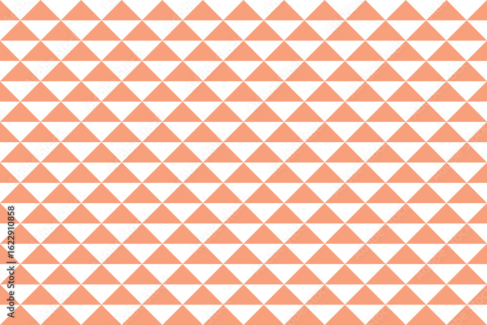Poster lightsalmon color triangle geometric pattern for background