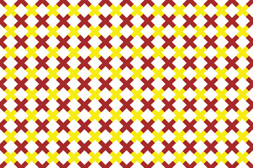 Modern Brown color and Yellow color  checkerboard pattern