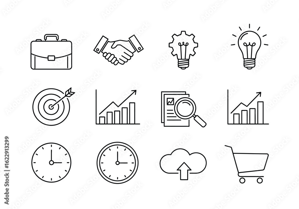 Poster versatile icon set featuring a single professionally designed graphic element created in adobe illus