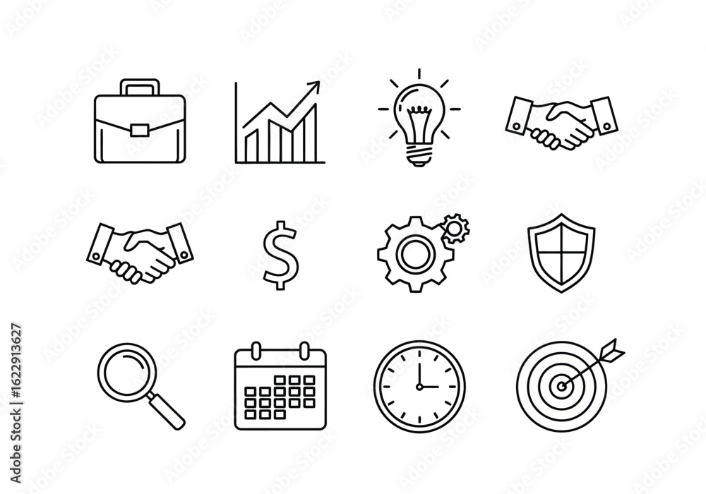 Aufkleber versatile icon set featuring a single polished graphic element with multiple color options