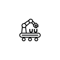 Industrial Automation Conveyor System Icon