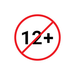 No 12+ sign, indicating restricted adult content for users under 18 years old