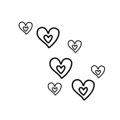 Hand drawn wedding heart