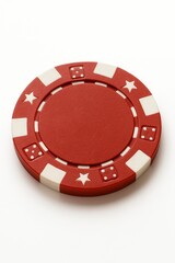 Red Poker Chip