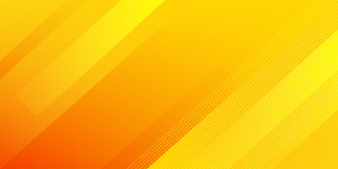Abstract orange sporty background vector design with shiny lines and lights.