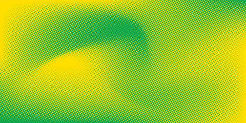 Dots halftone yellow green color pattern gradient texture background