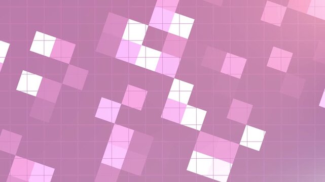 Berry Navy Dynamic pink gradient squares background with grid animation for modern presentations and video projects
