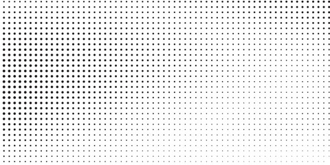 Dot mesh halftone gradient texture. Vanishing polka dot abstract modern simple design