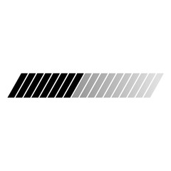 Progress Loading Bar Icon for Web and App Interface. Vector Illustration