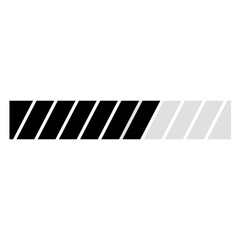 Progress Loading Bar Icon for Web and App Interface. Vector Illustration