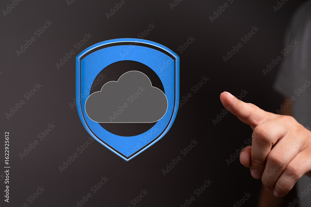 Aufkleber ensuring your data is safe with robust cloud security measures. protect your information.
