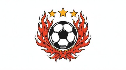 Fire Soccer Emblem