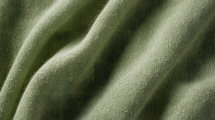 Fototapeta premium Green Textured Fabric
