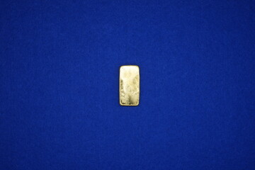 Gold bars, gold color, containing 96.5 percent gold.