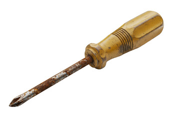 old rusty screwdriver