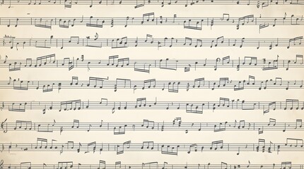 Sheet Music for Piano - Old Style