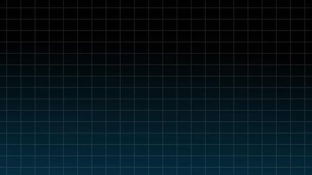 Animated gradient black background with grid moving upwards, White grid lines on black abstract background, Grid line for overlay layer or alpha channel, Light Grid Background (Loopable) - Powered by Adobe