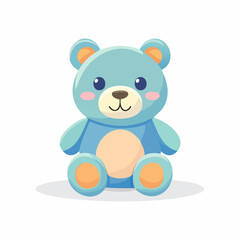 Obraz premium Einfacher und niedlicher Teddybär