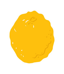 Lemon fruit icon, Lemon fruit logo concept
