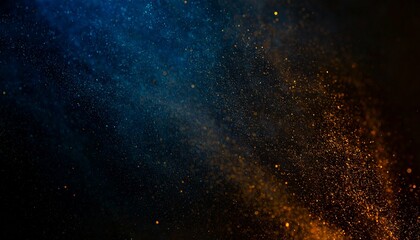 Abstract visualization of cosmic scents, sparks and glowing particles floating in dark space, representing the ‘burnt metal’ smell of space, cinematic dark background,