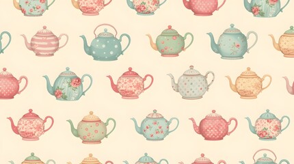 Floral Teapot Pattern