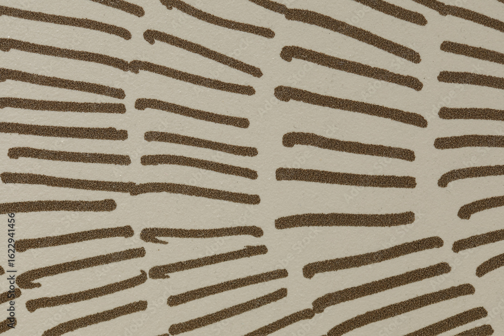 Poster modern abstract texture. beige backdrop with brown linear pattern. ideal for websites, presentations