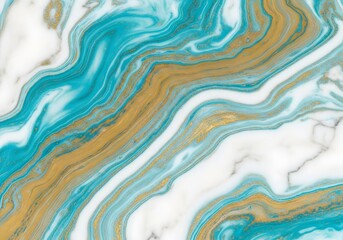 Stunning teal and gold marble texture background for luxurious designs and creative projects