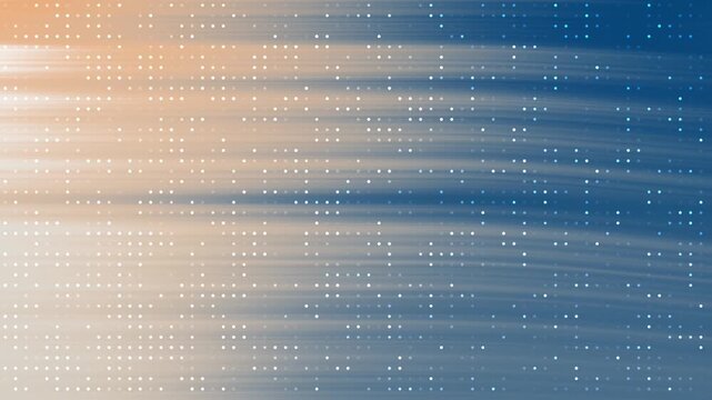 Sand Sea Digital flow background with dots in peach and blue creating a serene and modern tech feel animation.