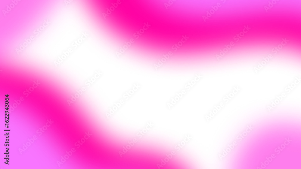 Canvas Prints abstract pink wave gradient element blurred with transparent background