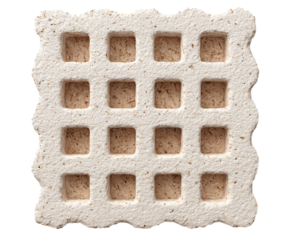 Textured Square Pattern with Indented Grids for Background Use