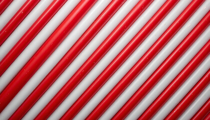 Seamless Twisted Red and White Striped Ropes Background for Holiday, Candy, and Festive Commercial Use