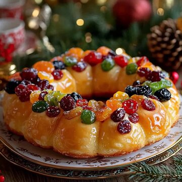 mexican rosca de reyes king&rsquo;s cake dessert video