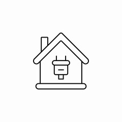 energy saver house icon sign vector