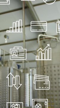 Animation of processor socket over refinery
