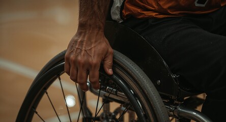 Obraz premium Four active seniors enjoying a sunny autumn hike in a beautiful golden forest with walking poles