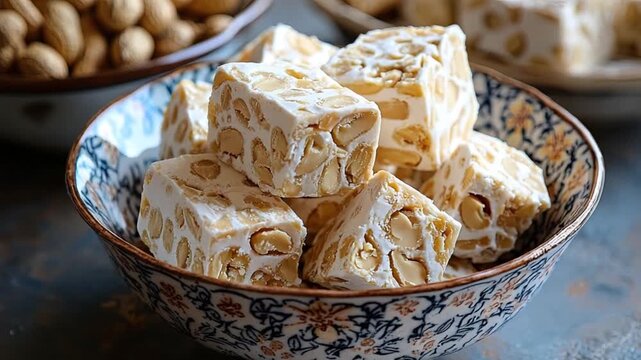mexican turr&oacute;n de cacahuate peanut nougat sweet video