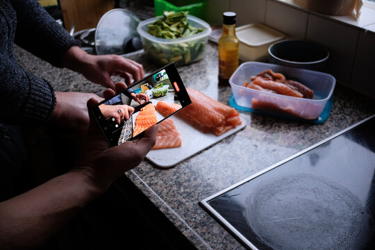 Preparing Salmon for Sushi at Home - Powered by Adobe