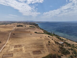 Aerial view of the beautiful landscape