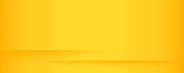 yellow background studio with shine use for product shooting.