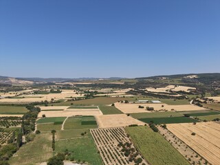 Obraz premium Aerial view of the beautiful landscape