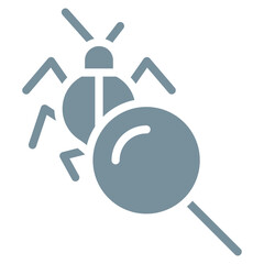 Bug Search Vector Icons