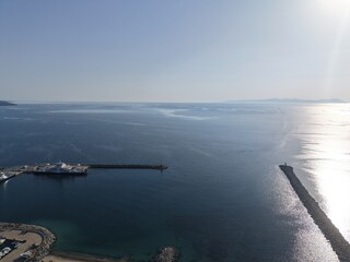 Aerial view of beautiful landscape