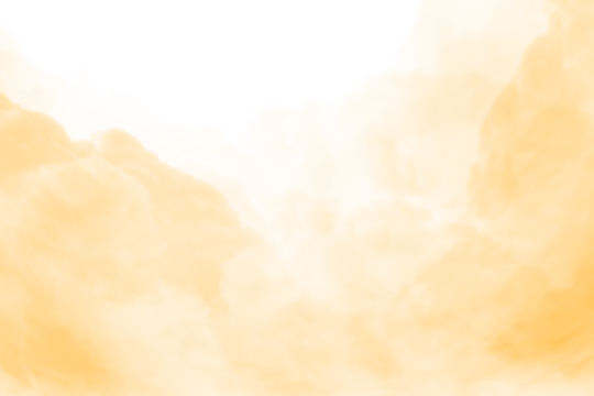 Abstract swirls of golden yellow and orange smoke or gas against a dark background evoking a sense of mystical energy or fiery transformation