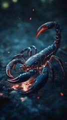 Scorpions belong to the predator group, which usually hunt insects and other small animals.