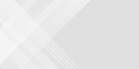 Obraz premium background design with diagonal line pattern in grey colour. Vector white horizontal template for business banner, formal invitation backdrop, luxury.