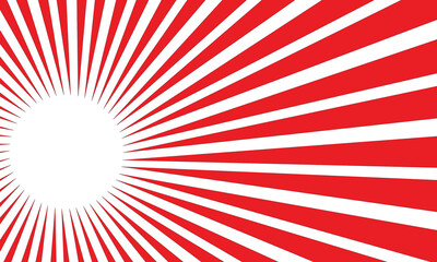 matahari terbit jepang merah dan putih besar