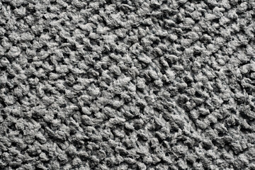 Grey color cleaning rag microfiber cloth background and texture, closeup, top view. Detail sample clean fabric texture backdrop