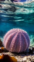 The body color of sea urchins ranges from red, purple, to green, making them one of the most fascinating marine animals.