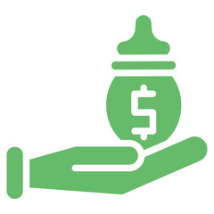 Fototapeta premium Invest Vector Icons