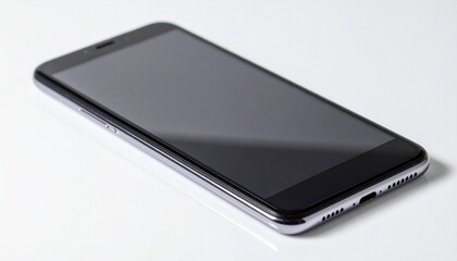 mobile phone on white background